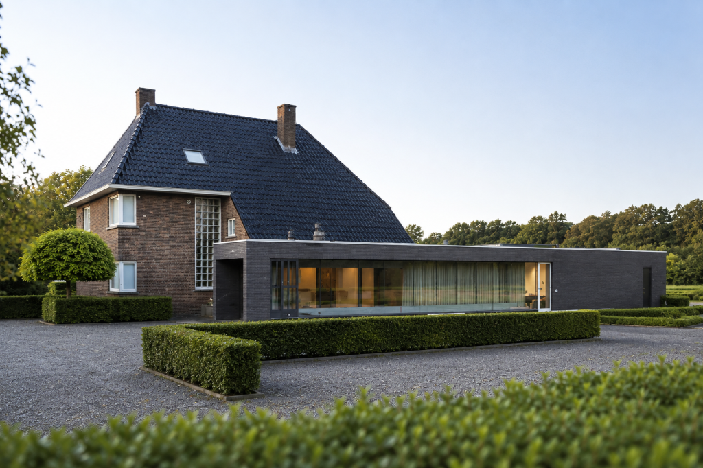 Bedrijfspand met zonnepanelen, laadinfra en energieopslag
